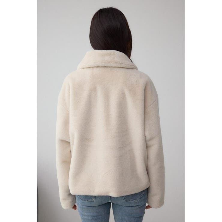 スタンド2WAYファーショートコート | AZUL BY MOUSSY | 詳細画像7 