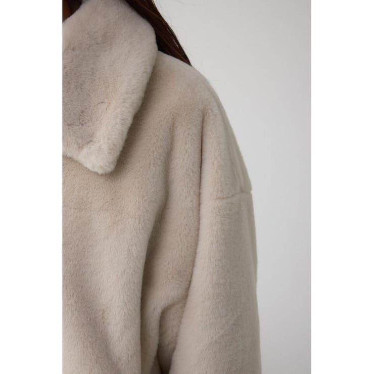 スタンド2WAYファーショートコート | AZUL BY MOUSSY | 詳細画像9 