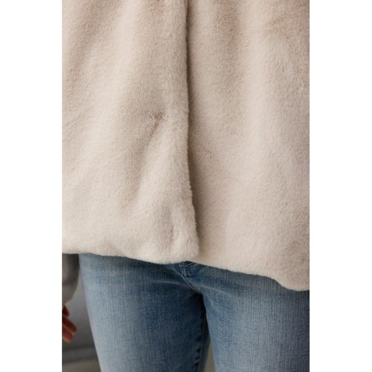 スタンド2WAYファーショートコート | AZUL BY MOUSSY | 詳細画像10 
