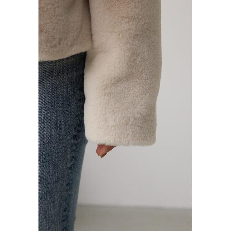 スタンド2WAYファーショートコート | AZUL BY MOUSSY | 詳細画像12 