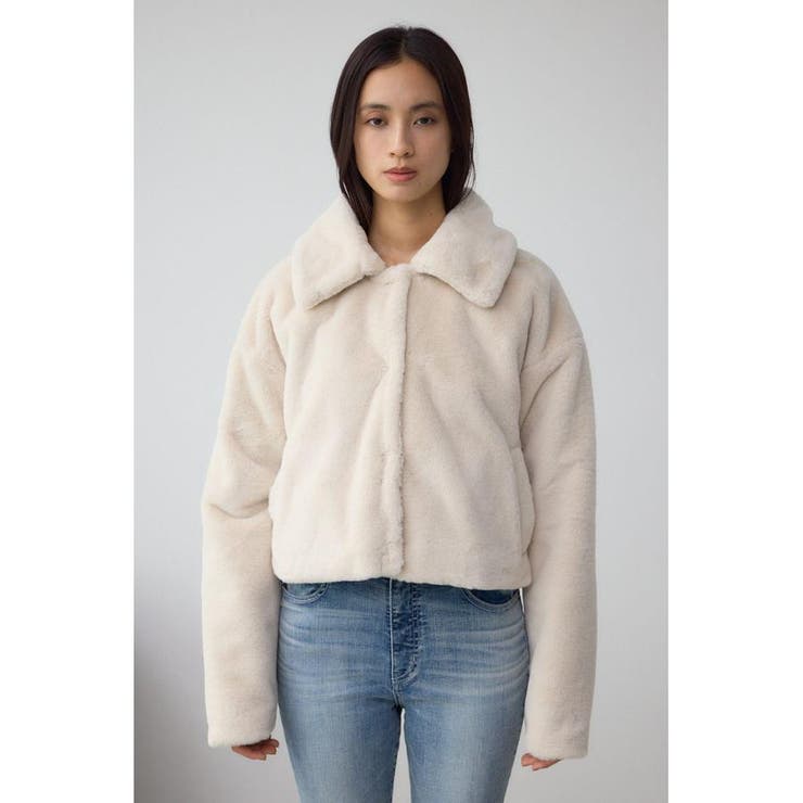 スタンド2WAYファーショートコート | AZUL BY MOUSSY | 詳細画像17 