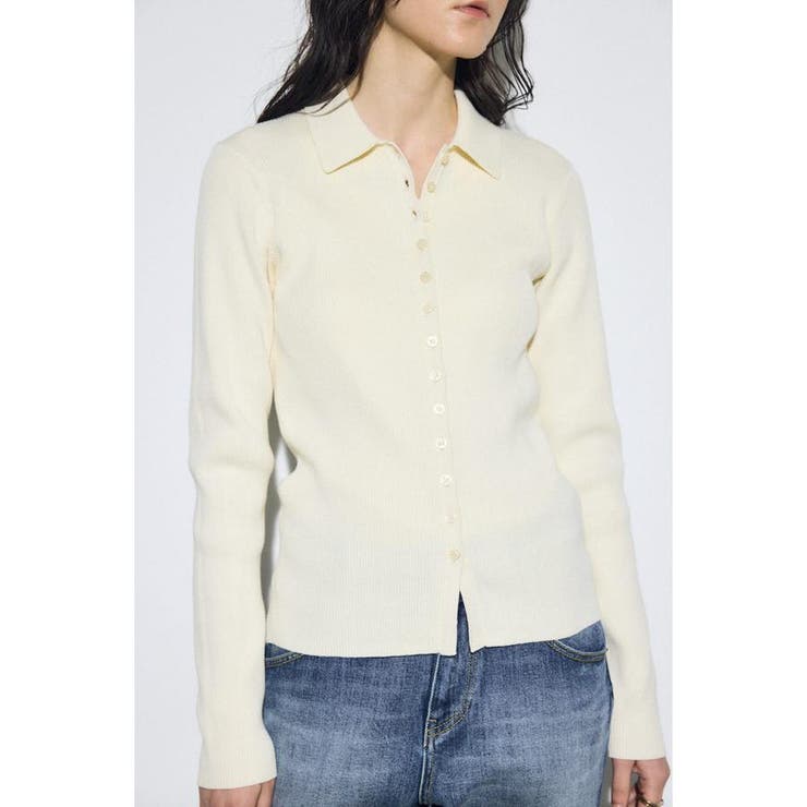 エリツキリブニット | AZUL BY MOUSSY | 詳細画像1 