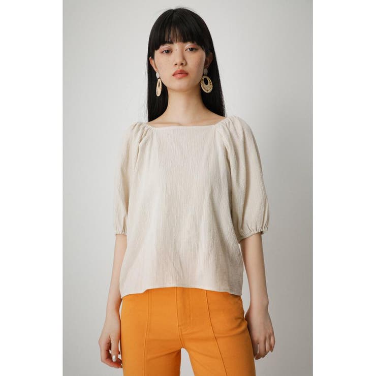 2WAY SHIRRING PUFF BLOUSE | AZUL BY MOUSSY | 詳細画像5 