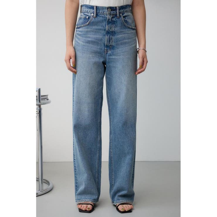 AZUL BY MOUSSY | AZUL DENIM/ハイウエストワイドデニム (ワイド