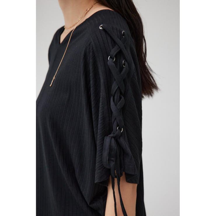 ショルダーレースアップカットトップス | AZUL BY MOUSSY | 詳細画像19 