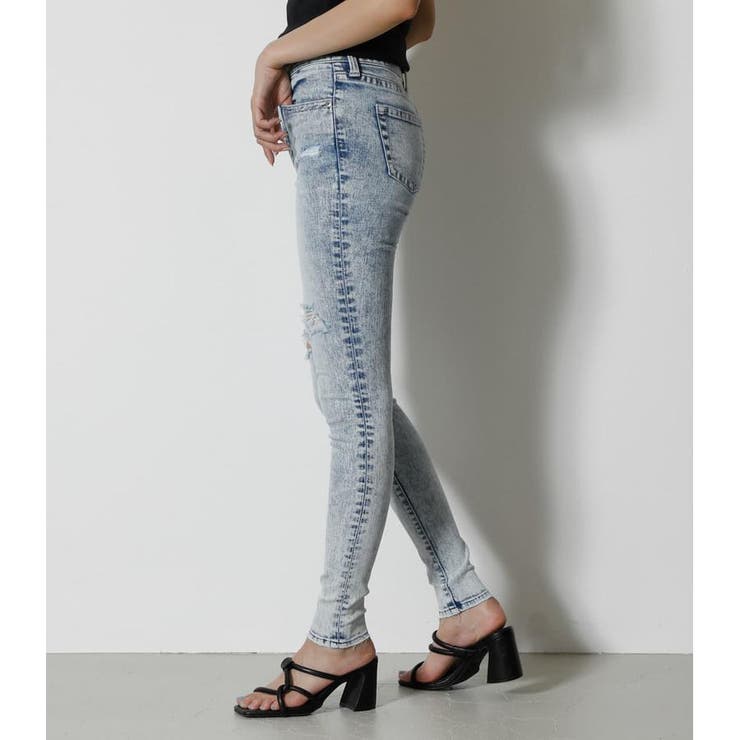 CHEMICAL CRASH DENIM SKINNY[品番：AZLW0018710]｜AZUL BY MOUSSY