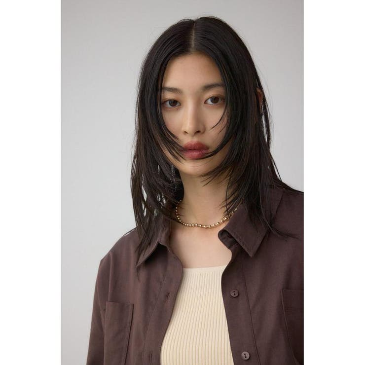 ラウンドヘムルーズシャツ | AZUL BY MOUSSY | 詳細画像13 