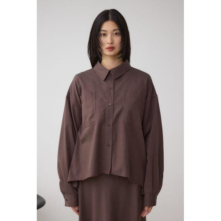 ラウンドヘムルーズシャツ | AZUL BY MOUSSY | 詳細画像16 