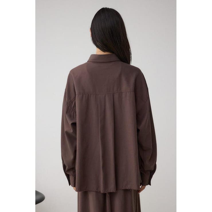 ラウンドヘムルーズシャツ | AZUL BY MOUSSY | 詳細画像18 