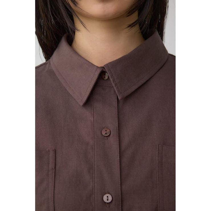 ラウンドヘムルーズシャツ | AZUL BY MOUSSY | 詳細画像19 