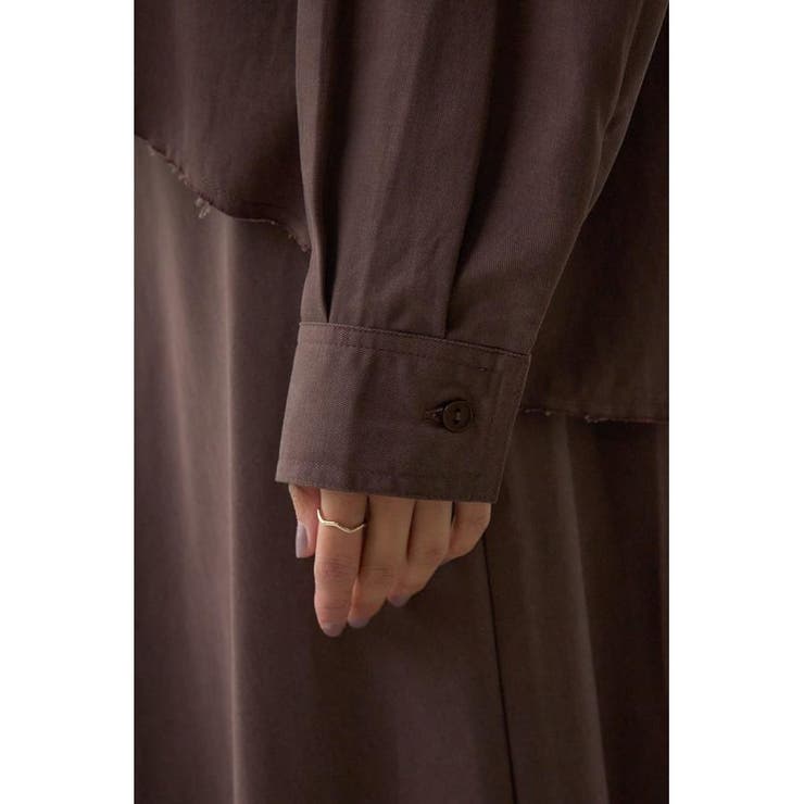 ラウンドヘムルーズシャツ | AZUL BY MOUSSY | 詳細画像22 