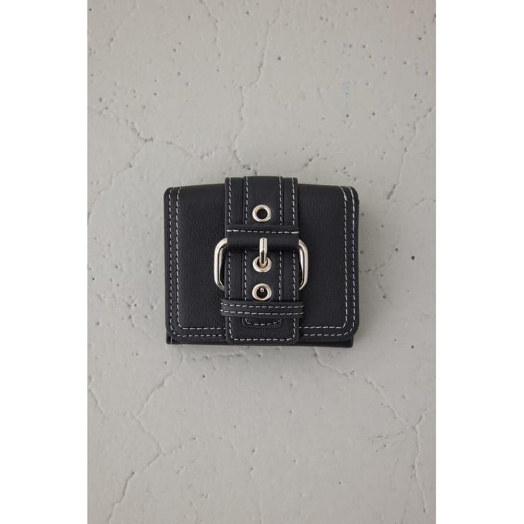 BLK | ベルトデザインミニウォレット | AZUL BY MOUSSY
