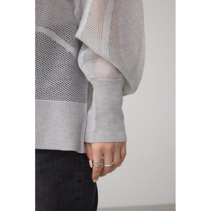 スカシガラニットカーデ | AZUL BY MOUSSY | 詳細画像31 