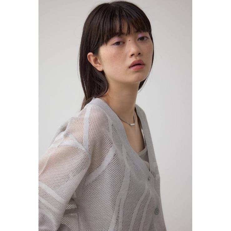 スカシガラニットカーデ | AZUL BY MOUSSY | 詳細画像22 