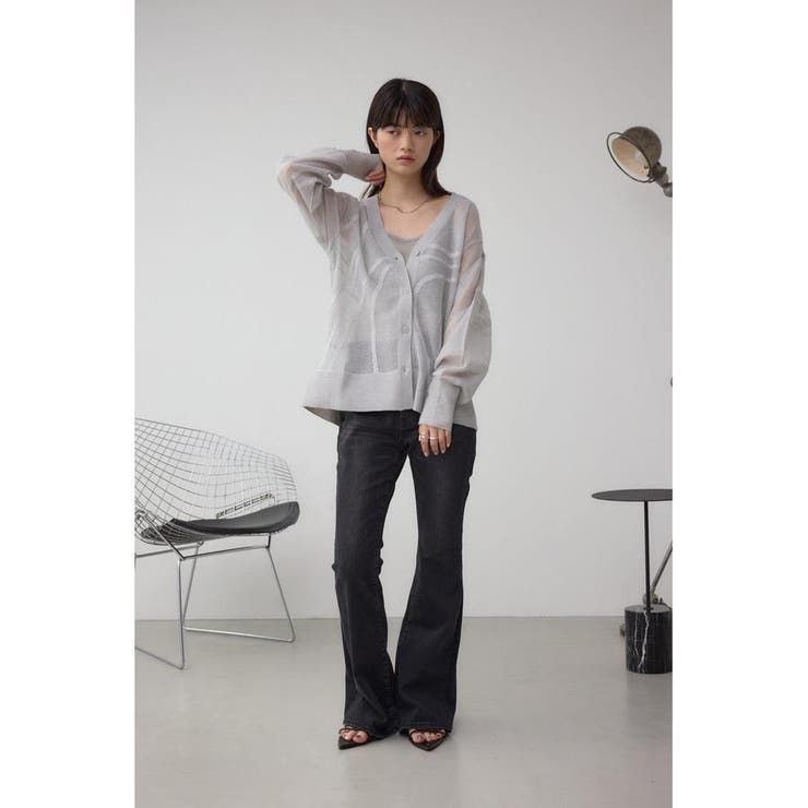 スカシガラニットカーデ | AZUL BY MOUSSY | 詳細画像24 