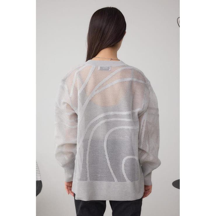 スカシガラニットカーデ | AZUL BY MOUSSY | 詳細画像27 