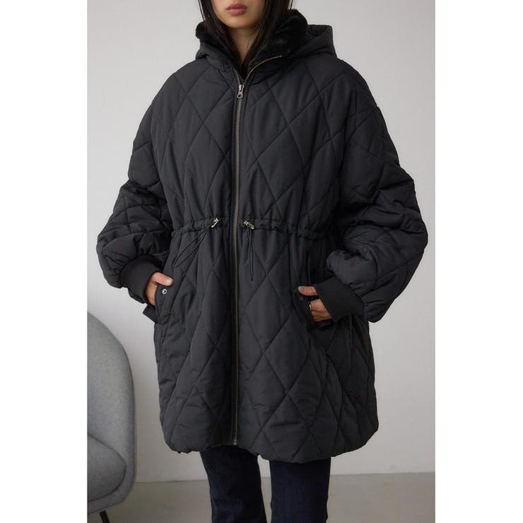 BLK | キルティング中綿ミドルコート | AZUL BY MOUSSY