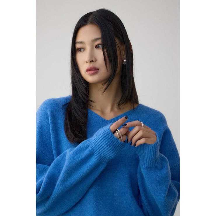 Vネックアソートカラーニットプルオーバー | AZUL BY MOUSSY | 詳細画像32 