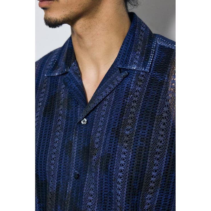 タイダイ柄メッシュシャツ | AZUL BY MOUSSY | 詳細画像32 