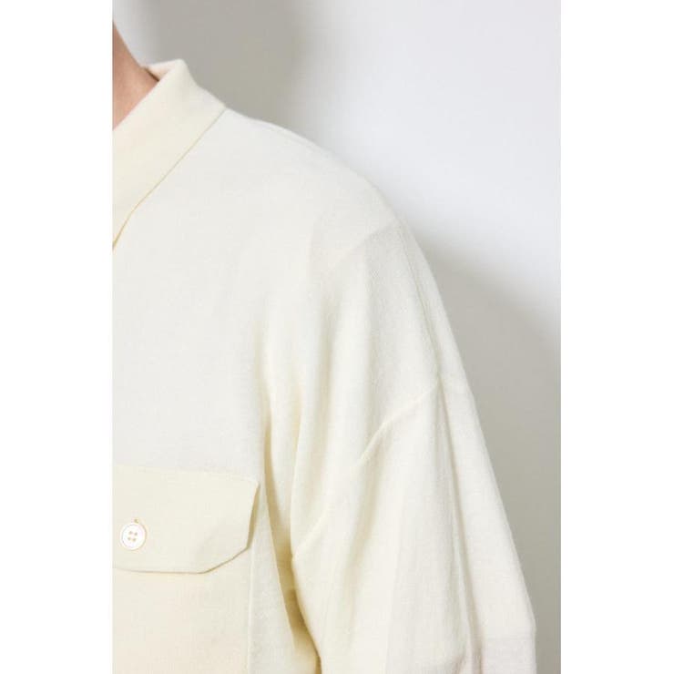 衿付きサファリニットカーディガン | AZUL BY MOUSSY | 詳細画像10 