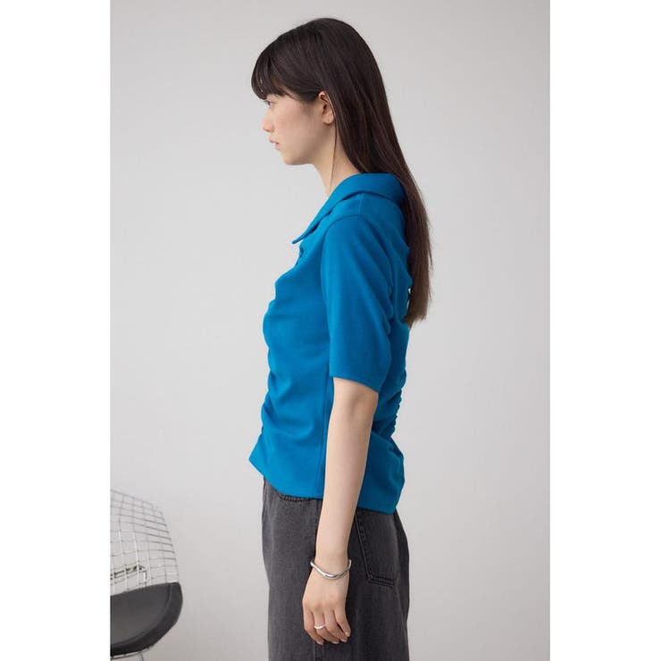 フロントギャザーポロトップス | AZUL BY MOUSSY | 詳細画像16 