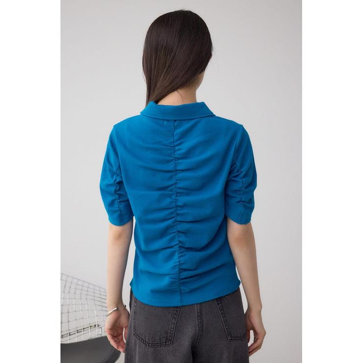 フロントギャザーポロトップス | AZUL BY MOUSSY | 詳細画像17 