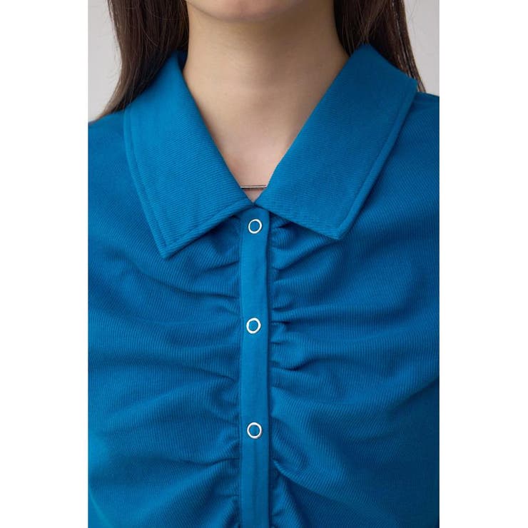 フロントギャザーポロトップス | AZUL BY MOUSSY | 詳細画像18 