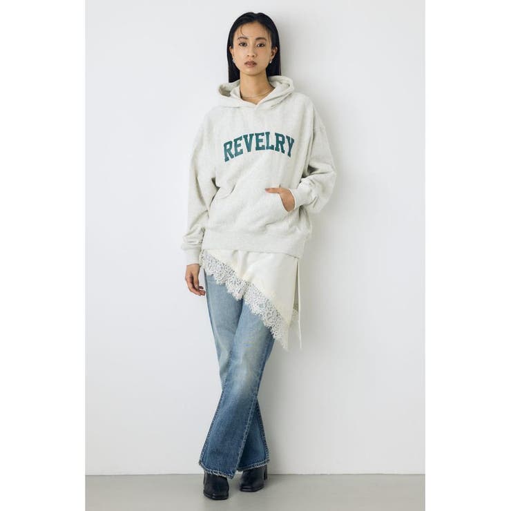 クラックロゴプリントフーディー | AZUL BY MOUSSY | 詳細画像22 
