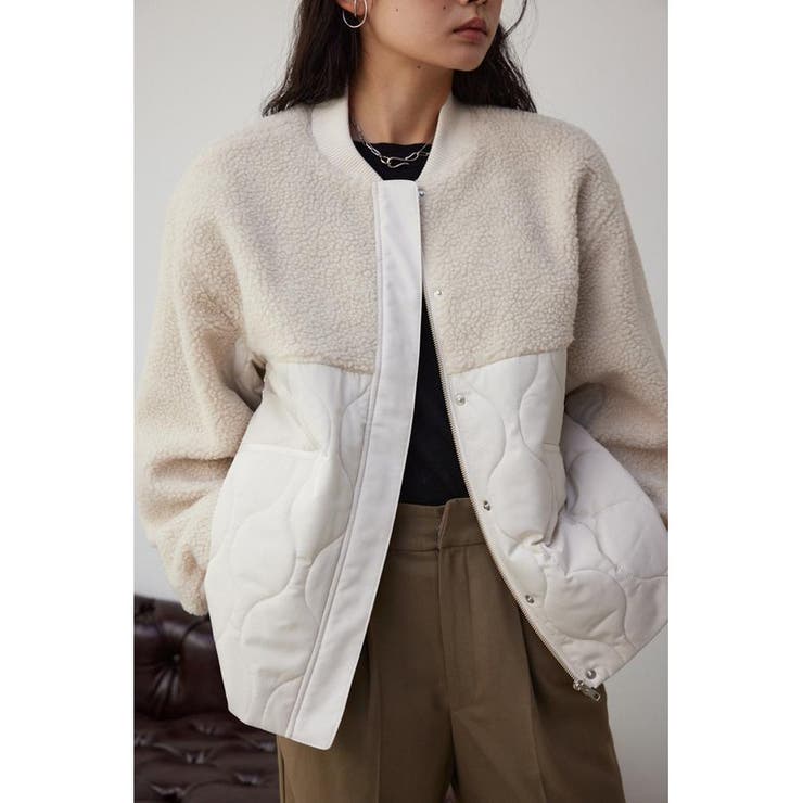 IVOY3 | スウィッチングボアブルゾン | AZUL BY MOUSSY