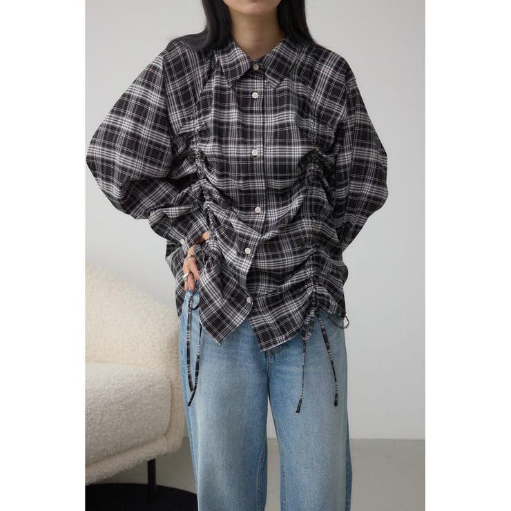 柄BLK5 | ドロストシャツ | AZUL BY MOUSSY