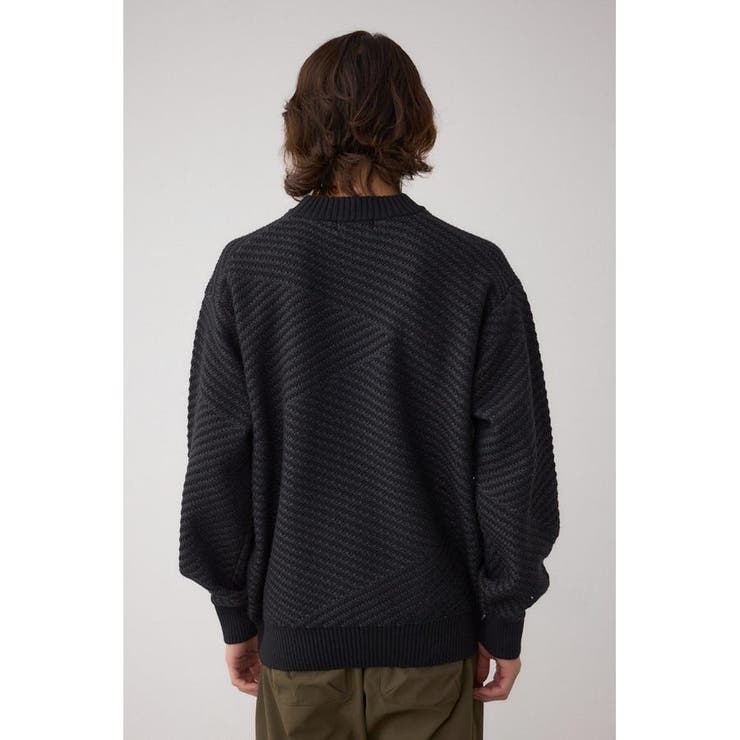 ジグトーンジャガードニット | AZUL BY MOUSSY | 詳細画像7 