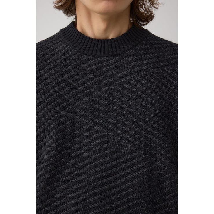 ジグトーンジャガードニット | AZUL BY MOUSSY | 詳細画像8 