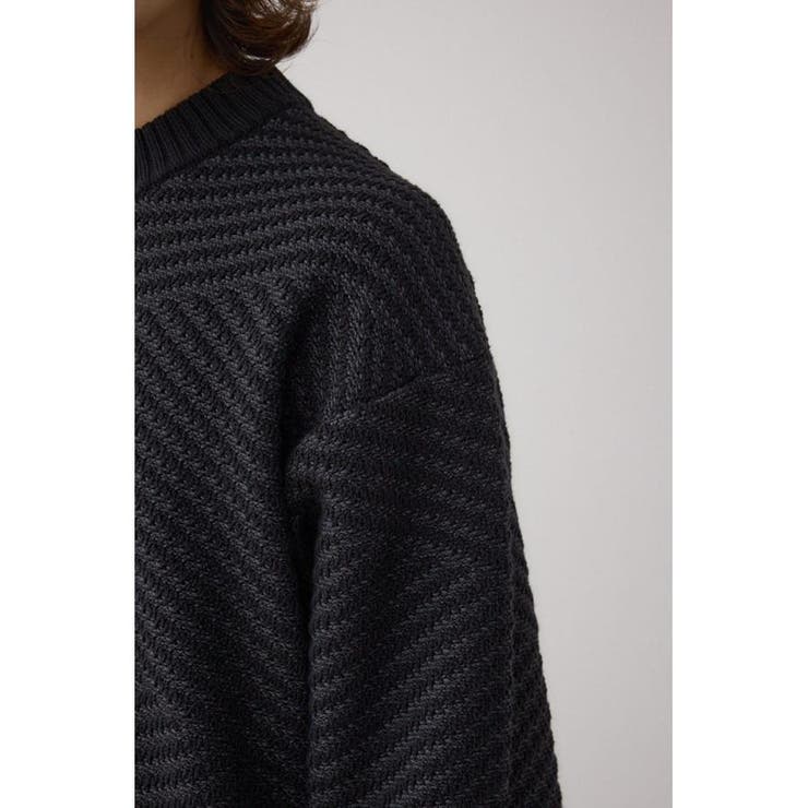 ジグトーンジャガードニット | AZUL BY MOUSSY | 詳細画像9 