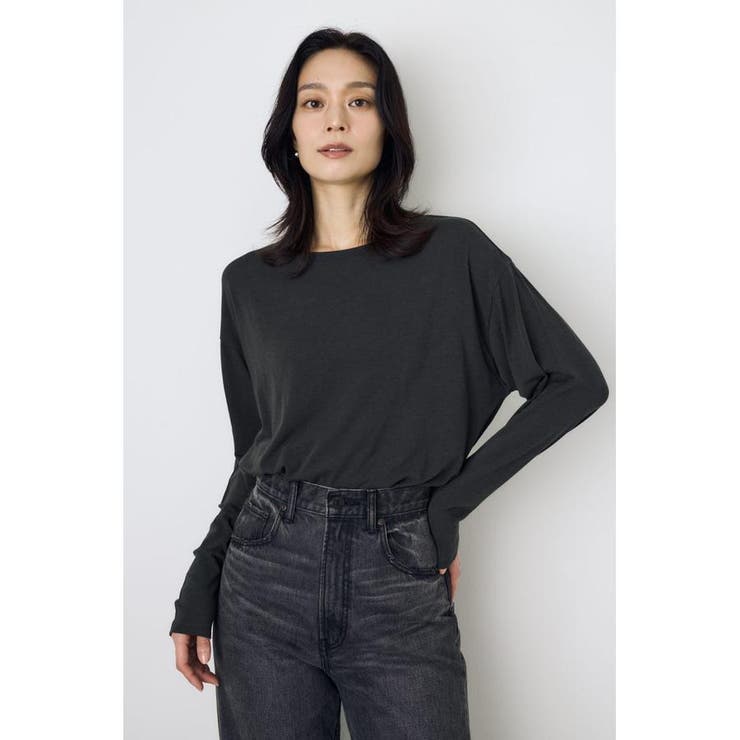 L/BLK1 | シアーカットトップス | AZUL BY MOUSSY