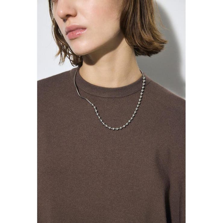 裾スリットニュアンスニットトップス | AZUL BY MOUSSY | 詳細画像12 