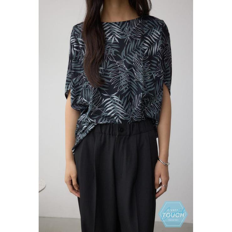 柄BLK5 | C/T冷感ドルマントップス | AZUL BY MOUSSY