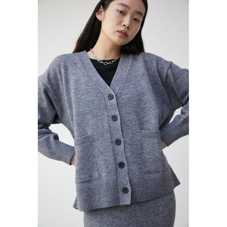 BOXY KNIT CARDIGAN[品番：AZLW0020572]｜AZUL BY MOUSSY（アズール