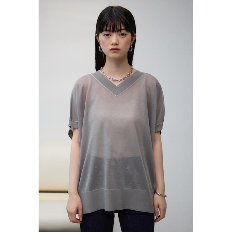 シアーワイドルーズニット | AZUL BY MOUSSY | 詳細画像34 