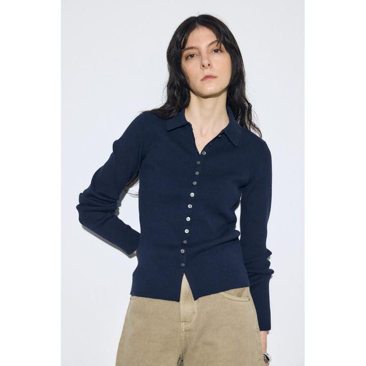 NVY | エリツキリブニット | AZUL BY MOUSSY