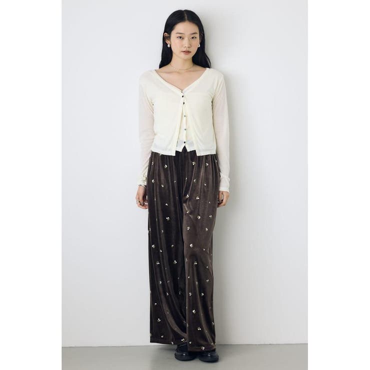 フロントギャザーレイヤードカットカーディガン | AZUL BY MOUSSY | 詳細画像7 