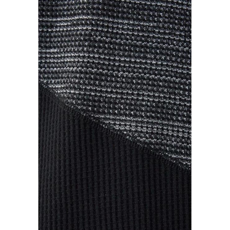 ヘビーワッフルバイカラートップス | AZUL BY MOUSSY | 詳細画像24 
