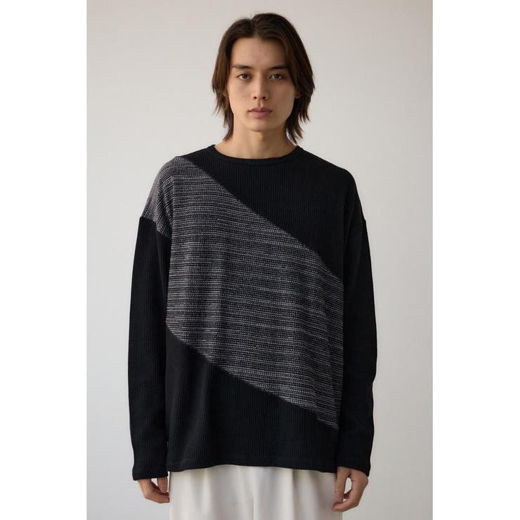 ヘビーワッフルバイカラートップス | AZUL BY MOUSSY | 詳細画像17 