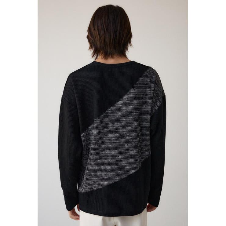 ヘビーワッフルバイカラートップス | AZUL BY MOUSSY | 詳細画像19 