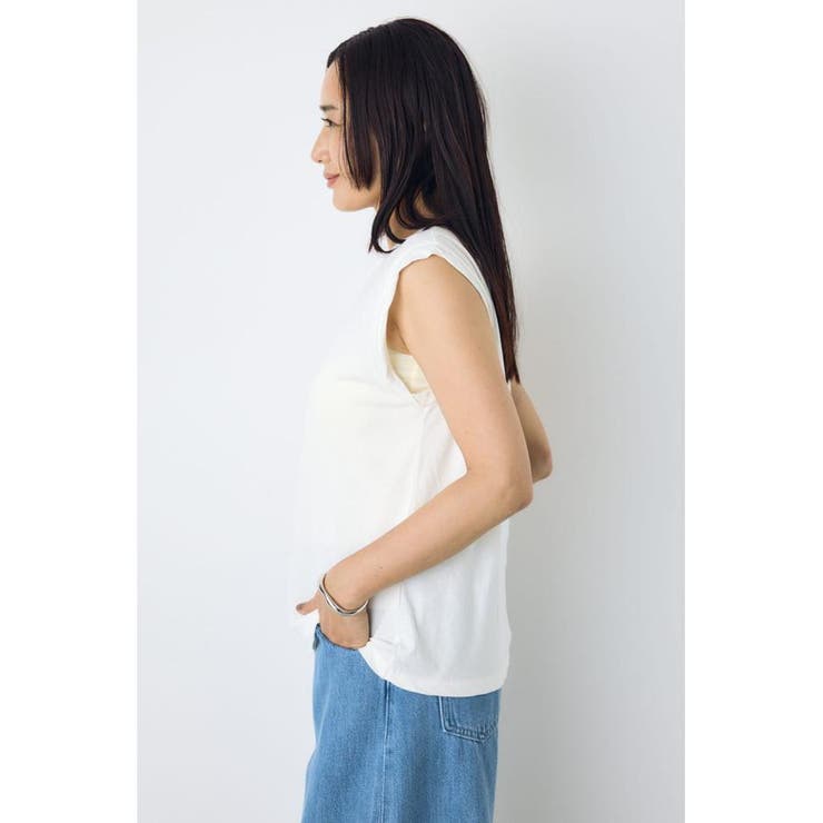 ドライタッチツイストネックタンクトップ | AZUL BY MOUSSY | 詳細画像4 