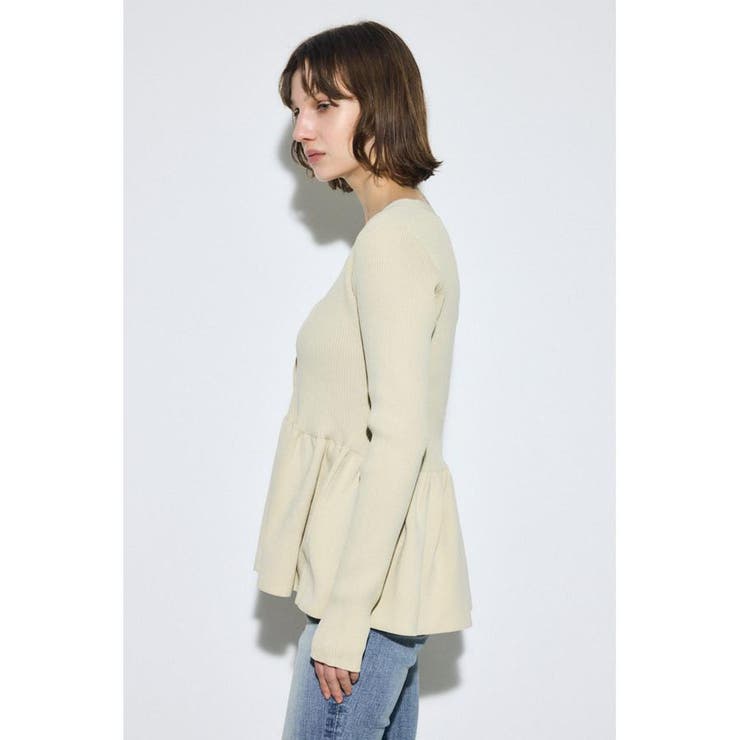 ペプラムカーディガン | AZUL BY MOUSSY | 詳細画像2 