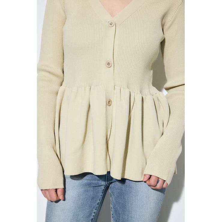 ペプラムカーディガン | AZUL BY MOUSSY | 詳細画像6 