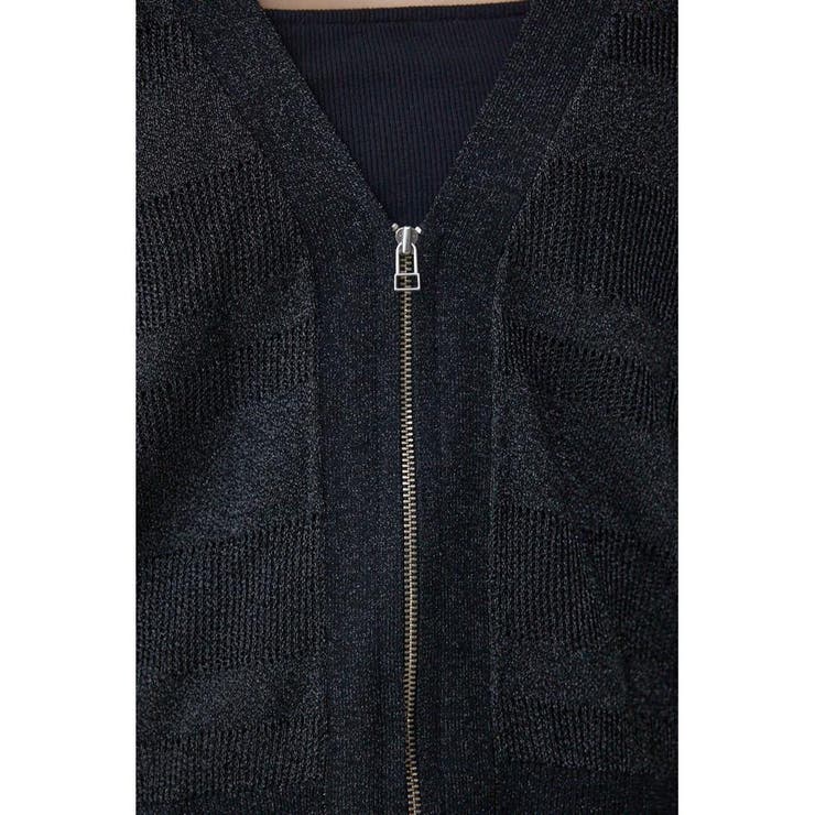 シアージップアップカーディガン | AZUL BY MOUSSY | 詳細画像11 