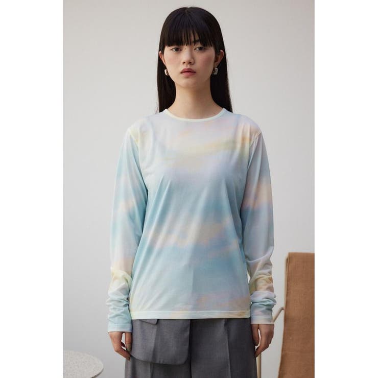 人気特価激安 ニュアンスパターンシアートップス[品番：AZLW0021825]｜AZUL BY トップス