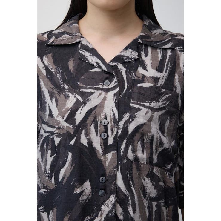 キカガクガラカイキンシャツ | AZUL BY MOUSSY | 詳細画像7 