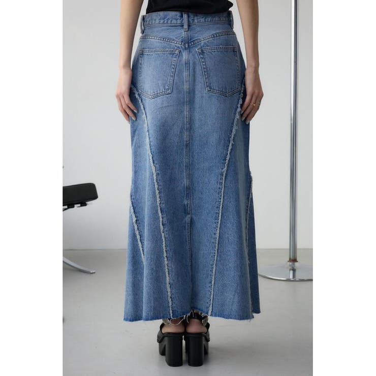 マウジー　デニムスカート MOUSSY | UPSIDE DOWN REMAKE デニムスカート (スカート ) |SHEL